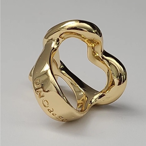 Uno De 50 Ring - NAILED HEART -  Gold  - Various Sizes - Picture 5 of 14